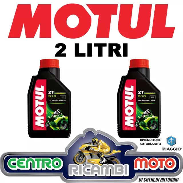 Olio Motore Moto Motul 510 2T 2 Tempi SemiSintetico 2 litri lt Miscela antifumo