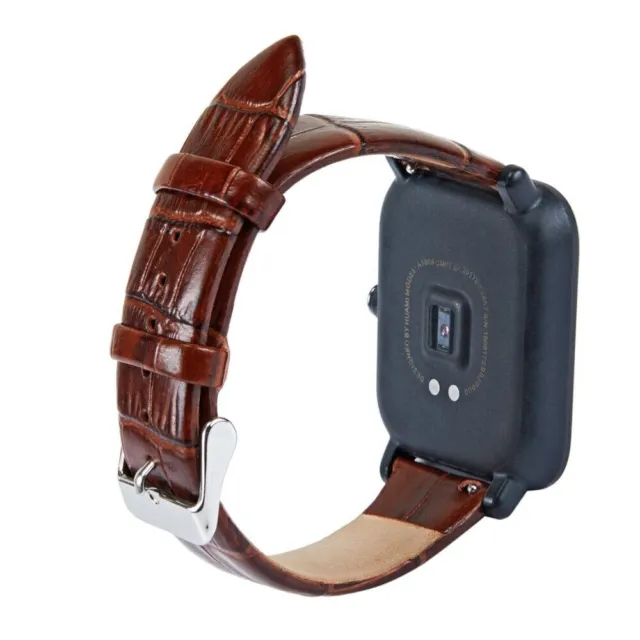 Cinturino in vera pelle da 20 mm per Samsung Galaxy Watch Active - marrone