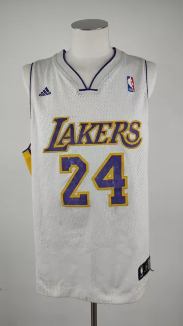 Adidas Lakers Bayant N. 24 Canotta Basket Nba T-Shirt Tg Xl Sport Vintage