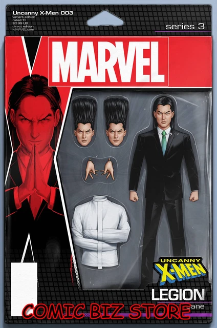 Uncanny X-Men #3 (2018) 1St Printing Christopher Action Figure Variant Cover