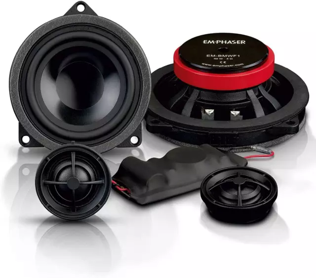 Emphaser EM-BMWF1 10 CM Componentes Sistema de Altavoces para BMW Y Mini 3