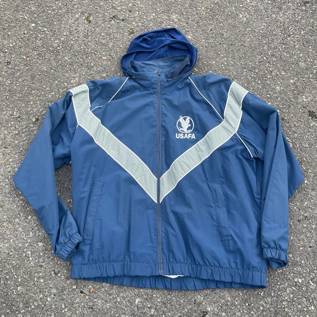 USAFA PHYSICAL FITNESS Uniform Jacket Blue/White AF PTU Tracksuit Top ...