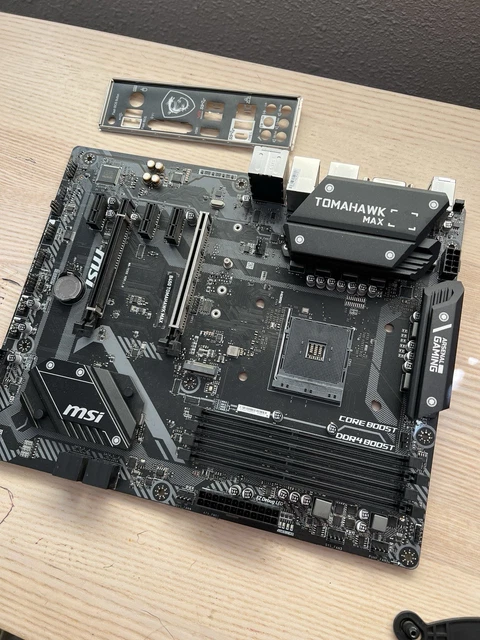 MSI B450 TOMAHAWK max Motherboard with AMD Ryzen 7 2700X
