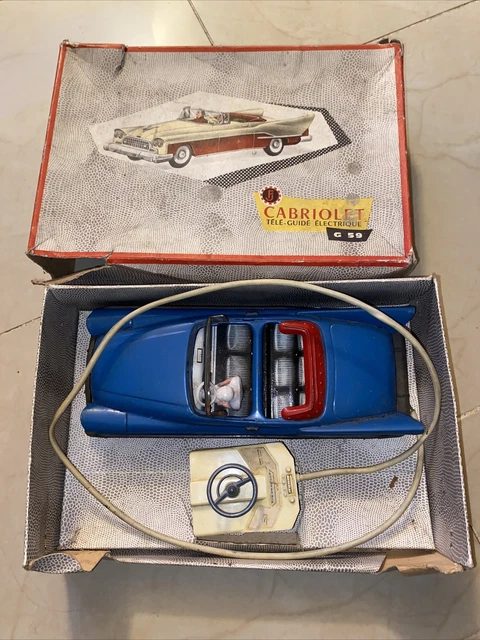 Cabriolet FJ G59- En Boîte – Jouet Ancien Tôle Joustra – France