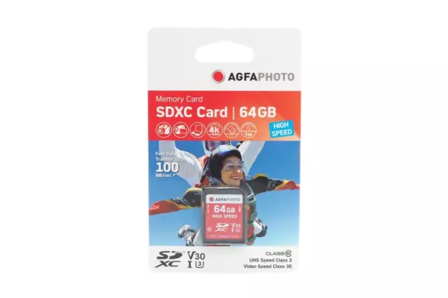 Agfafoto 64gb SDXC Card Memory Card Class10 (1714848204)