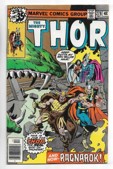 Thor #278 Marvel Comics 1978 John Buscema art / Loki / Odin / Hela
