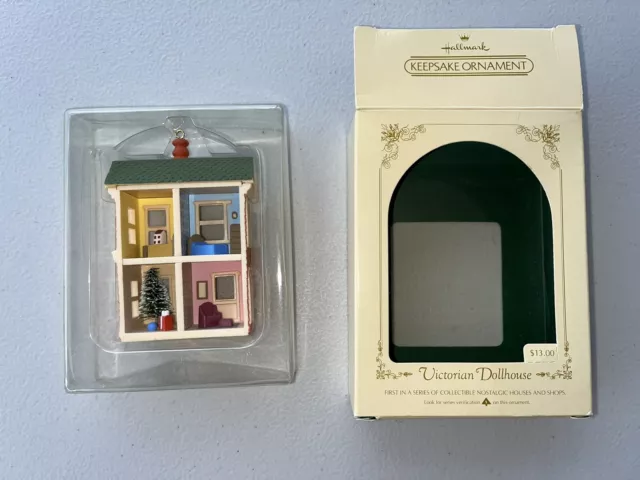 Victorian Dollhouse Christmas 1984 Hallmark Keepsake Ornament #1 in Series