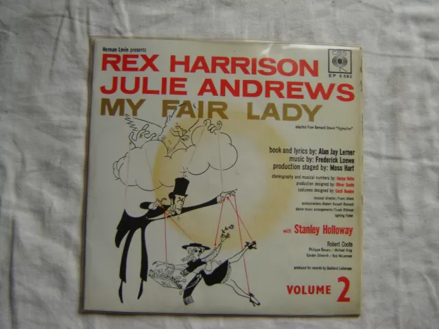 REX HARRISON JULIE ANDREWS My Fair Lady Volume 2