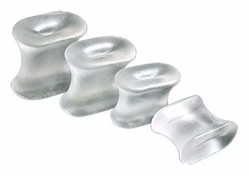 PediFix Visco-GEL Toe Spacers Relieve Toe Pain Instantly Fits Most Small Size 2