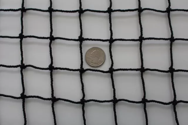 30' X 4' Nylon Lacrosse Backstop Barrier Impact Netting 1 1/2" #30 Hockey Net