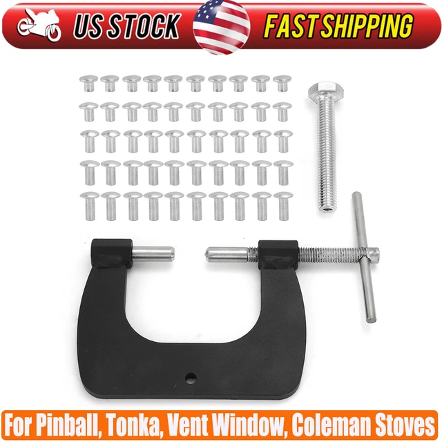 thumbnail image 2 of 1/8" Semi Tubular Rivet Tool Kit – For Pinball, Tonka, Vent Window & Stoves 2 of 3