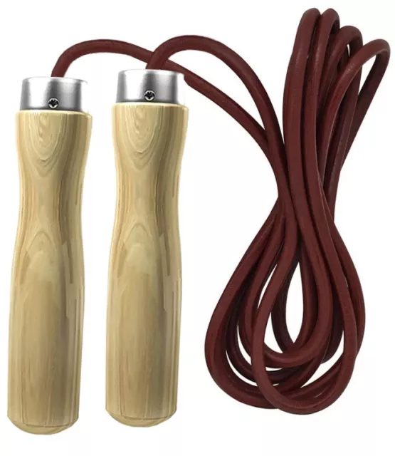 Pro Leather Skipping Speed Rope Fitness Boxing Jump Rope Gym Exercise Training