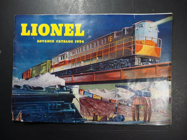 Lionel Advance model train catalog (catalogue)  1954