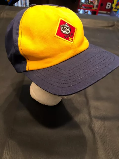 Twill Boy Scout UNIFORM Hat Cap - WOLF - Official BSA - M/L