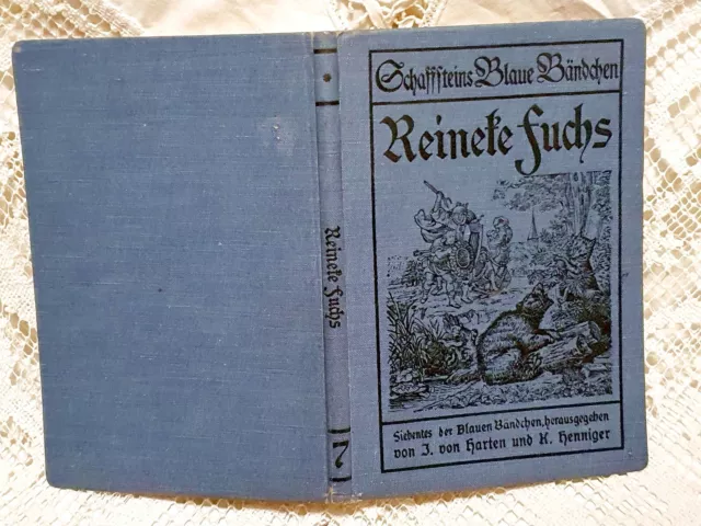 Reineke Fuchs ; Blaue Bändchen Nr. 7, Hermann Schaffstein 1922, Wilhelm Kaulbach