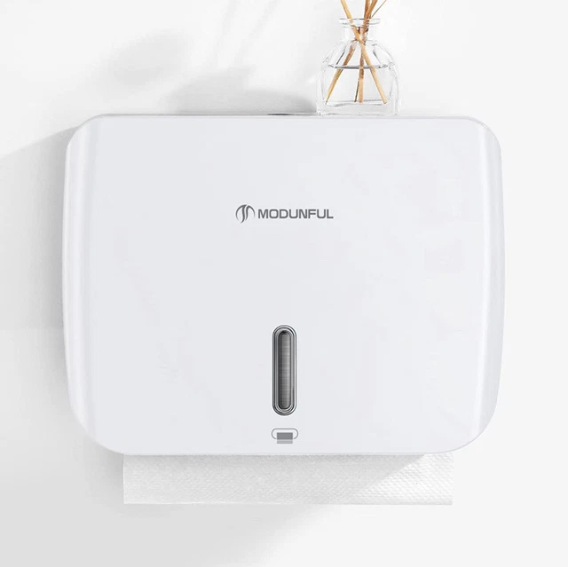 modunful Bathroom PAPER TOWEL Dispenser Wall Mount, Multi-Fold Paper (See Descr)