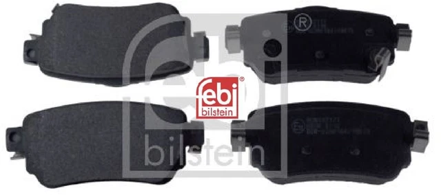 Febi Bilstein 116268 Kit pastiglie freno per freno a disco Set pastiglie freno