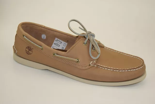 Timberland 2-Eye Boat Shoes Segelschuhe Bootsschuhe Herren Deckschuhe Mokassins