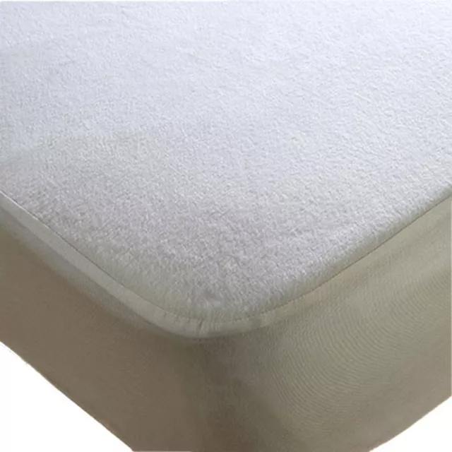 Serviette en éponge de luxe souple LIT imperméable protection matelas housse de drap ajustée 2