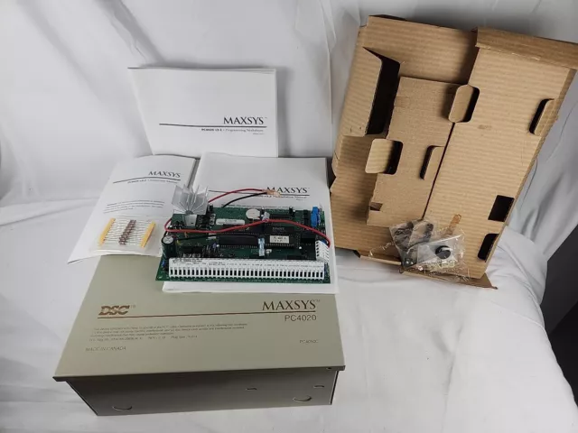 Rare DSC MAXSYS PC4020A Board And Metal Box