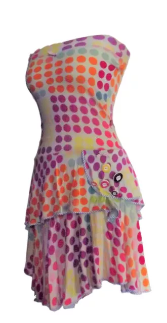 Lacroix   Robe  Dress Bustier Dotties Boutons  T S Ou T 36/38