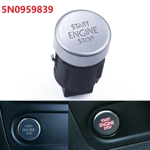 5NG959839 For VW Tiguan L 2016-2022 Original Engine Start Stop Button Switch One Key Start Up One-Button Start 5NG 959 839