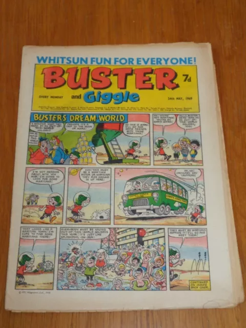 Buster And Giggle 24Th May 1969 Fleetway British Weekly Comic*