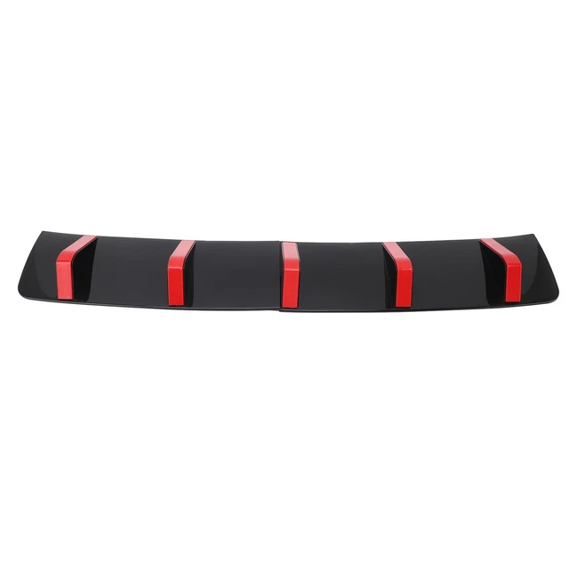 Plaque Spoiler / Diffuseur Arrière Pour Fiat Egea, Neon, Tipo - Kit Carrosserie ABS, Couleur Noir - Amélioration Style