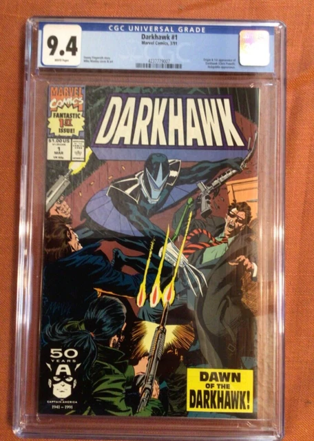 Darkhawk #1 CGC 9.4 1991 Marvel Comics Origin & 1st App & Hobgoblin Appearance!