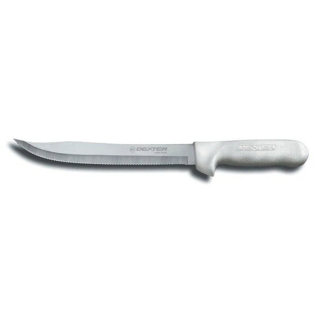 Dexter Russell S142-9SC-PCP Sani-Safe 9 Scalloped Utility Slicer"