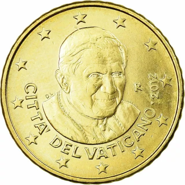 Vaticano 2012 Moneda De 50 Céntimos De Euro. Papa Benedicto Xvi - Sin Circular.