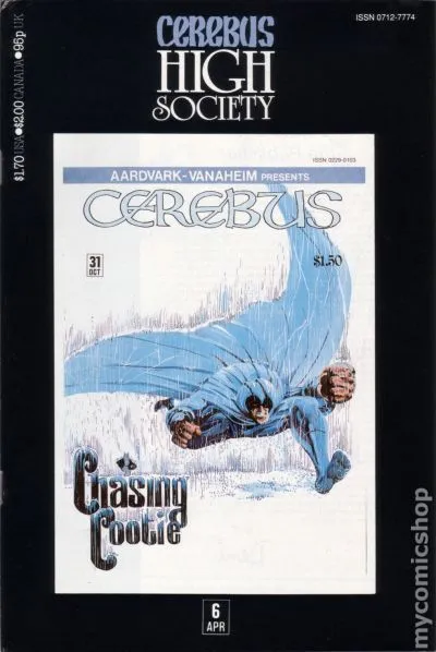 Cerebus High Society #6 VG 1990 Stock Image Low Grade