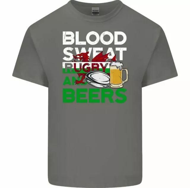 T-shirt rugby gallese da uomo divertente Union League birra 6 nazioni coppa del mondo maglia gallese 3