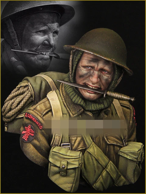 1/10 figurine en résine soldat buste modèle ancienne fantaisie