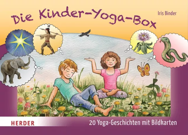 Die Kinder-Yoga-Box | 20 Yoga-Geschichten mit Bildkarten | Iris Binder | Deutsch