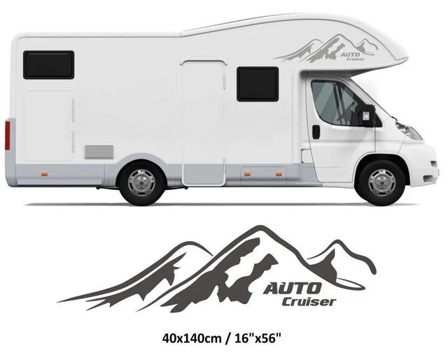 (NO.824) CAMPER VAN GRAPHICS, MOTORHOME DECALS, VINYL STICKERS