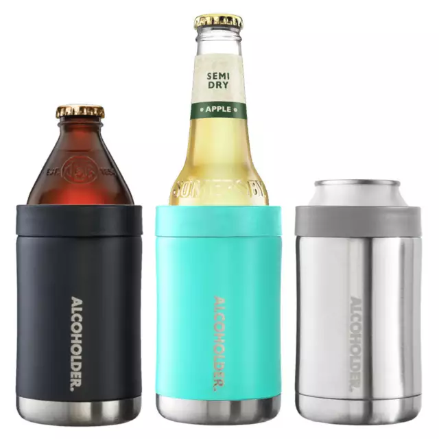 Alcoholder StubZero Stainless Insulated Can & Bottle Beer Stubby Cooler 2