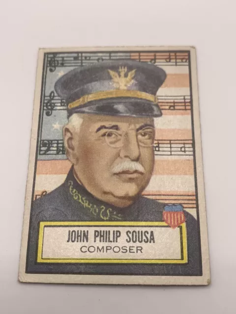 1952 Topps Look 'n See #115 John Philip Sousa