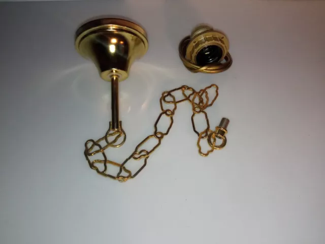 catena vintage anni 80 con beccuccio x lampada a sospenione