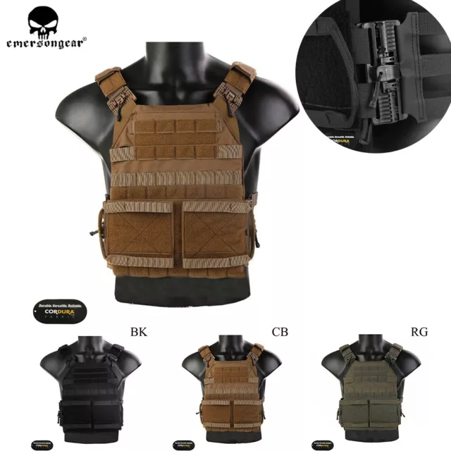 Emerson Tactical JPC 2.0 Jum Plate Carrier Quick Release Combat Armor Molle Vest