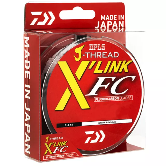 Daiwa  J-Thread FC X-Link Fluoro Carbon Fishing Leader - Choose Lb BRAND NEW @ e