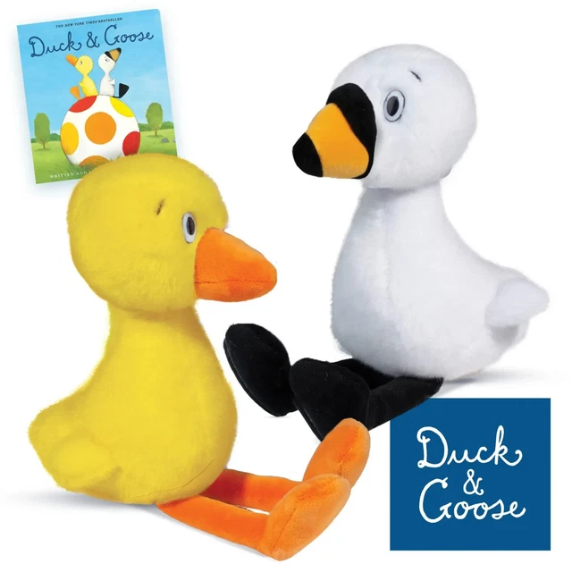 TAD HILLS PLUSH DUCK & GOOSE Stuffed Animal Set by Douglas Cuddle