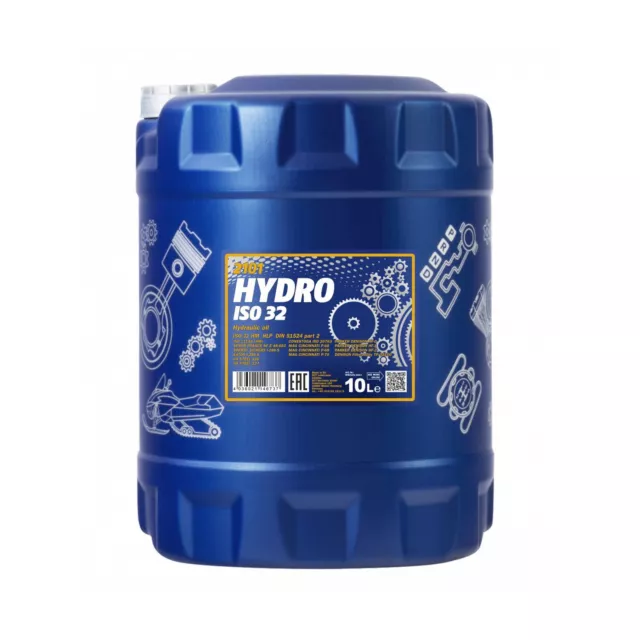 MANNOL 2x 10L ISO 32 Hydraulic Oil High Grade Shell Tellus 27 DIN 51524 Part 2