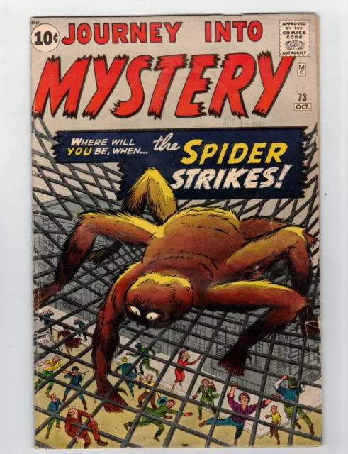 Journey Into Mystery 73     1961 Marvel Silver Age       Fine