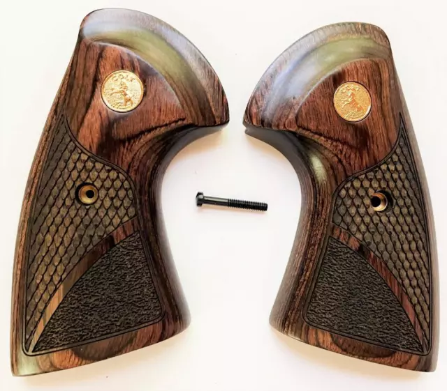 COLT PYTHON GRIPS Colt Anaconda 2021-2023 Silverblack Stippled Silver ...
