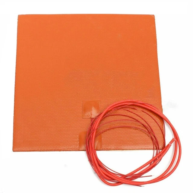 Thin and Flexible 200W 12V Silicone Heater Pad for 3D Printers Fast Heating