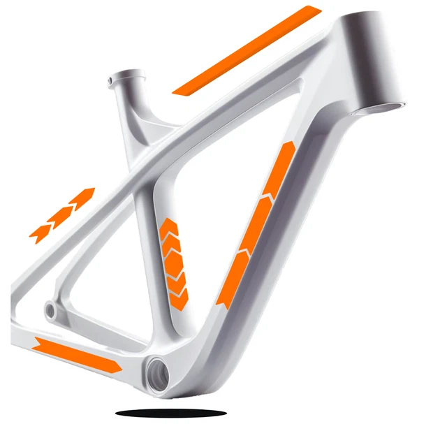 KIT ADESIVI RIFLETTENTE telaio bike mtb sticker reflective bomb Vans DC strip EUR 20,90