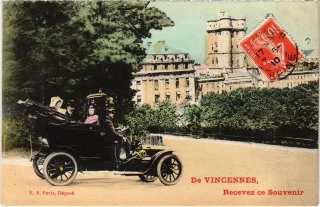 CPA AK Vincennes Recevez ce Souvenir FRANCE (1283100)