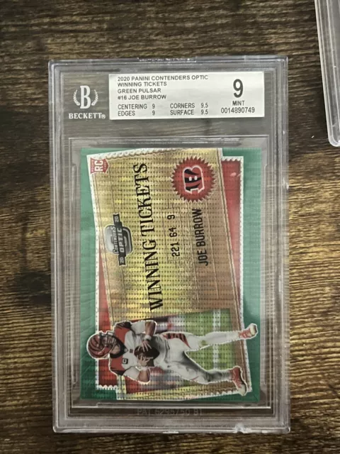 2020 Panini Contenders Optic Winning Tickets Green Pulsar /27