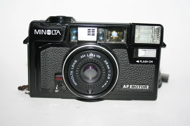 Appareil Photo Minolta Hi-Matic G Argenté - Compact 35 Mm Vintage